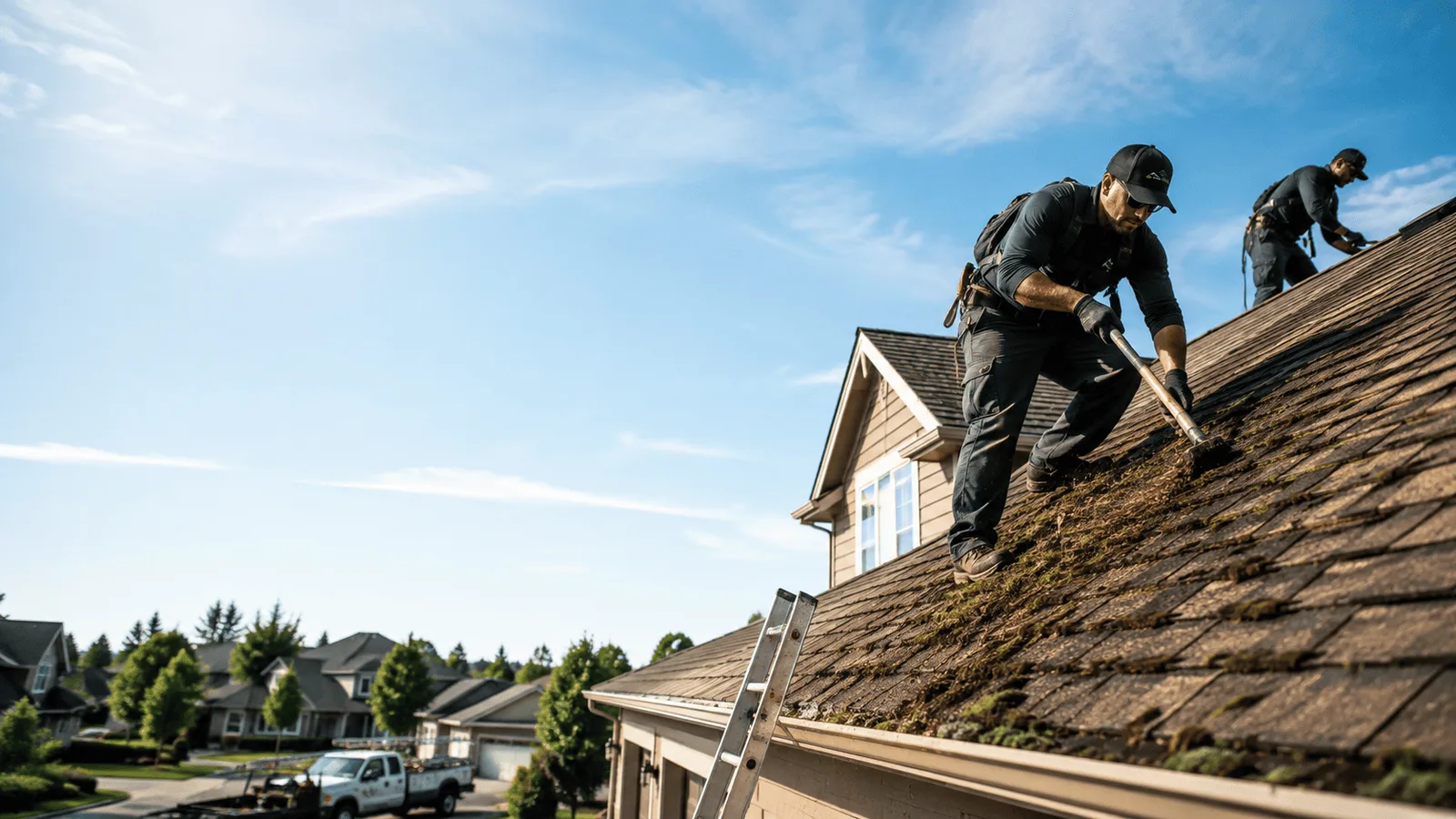 Roof Moss Removal in Texico, IL near me